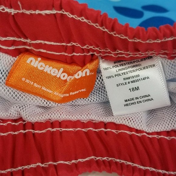Paw Patrol Infant Boys Sz 18 Months Swimsuit UPF 50+ Board Shorts Nickelodeon - Picture 8 of 12
